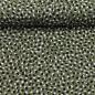 Preview: Viskose Twill „Funky Dots" - khaki